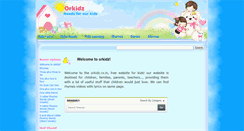 Desktop Screenshot of orkidz.co.in