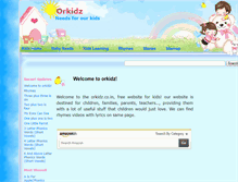 Tablet Screenshot of orkidz.co.in